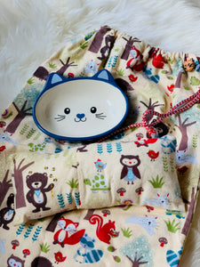 Curl Cat Travel and Toy Set